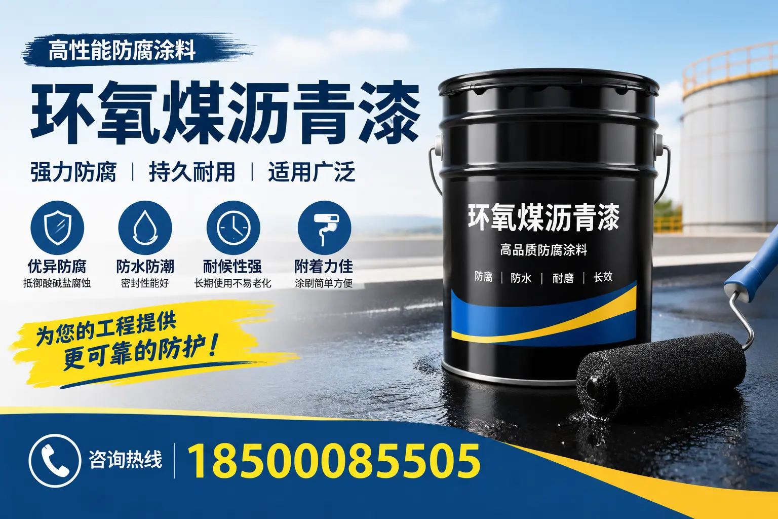 环氧煤沥青漆的施工步骤详解,宁德装修必备知识