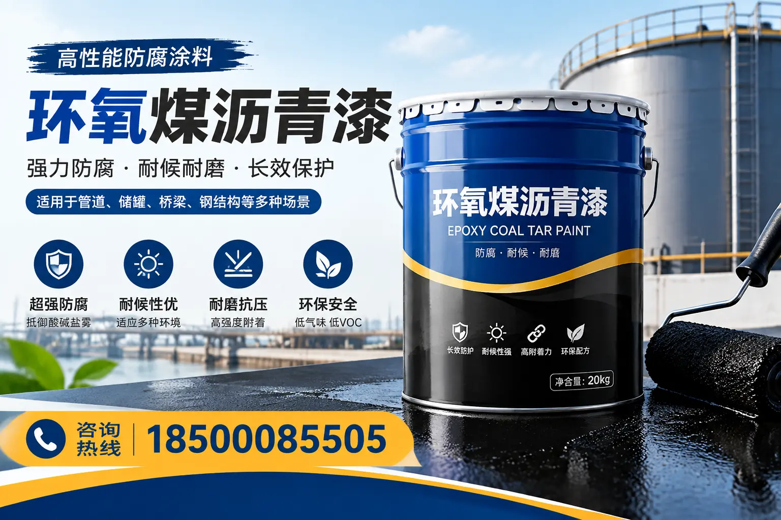 环氧煤沥青漆的施工步骤详解,宁德装修必备知识